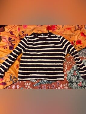 J. Crew Vintage Jersey Cropped Shirt